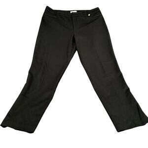Calvin Klein Women's Black Straight Leg Pant Size 14